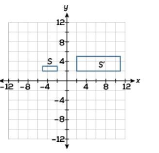 Ryan transformed figure S into similar figure S′. What scale factor did he use for-example-1