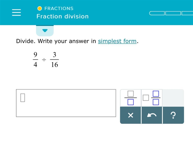 Divide in simplest form-example-1