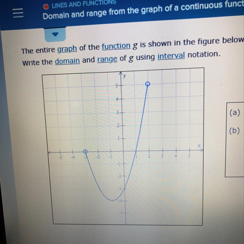 Write the domain and range.-example-1