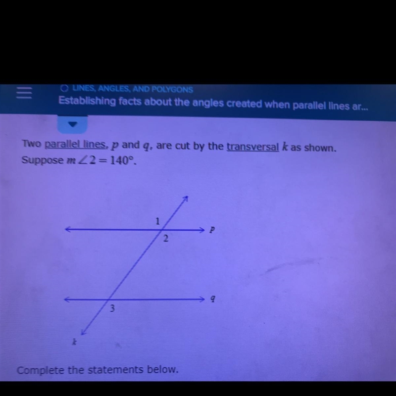 I need to find the angle measures. help me please!-example-1