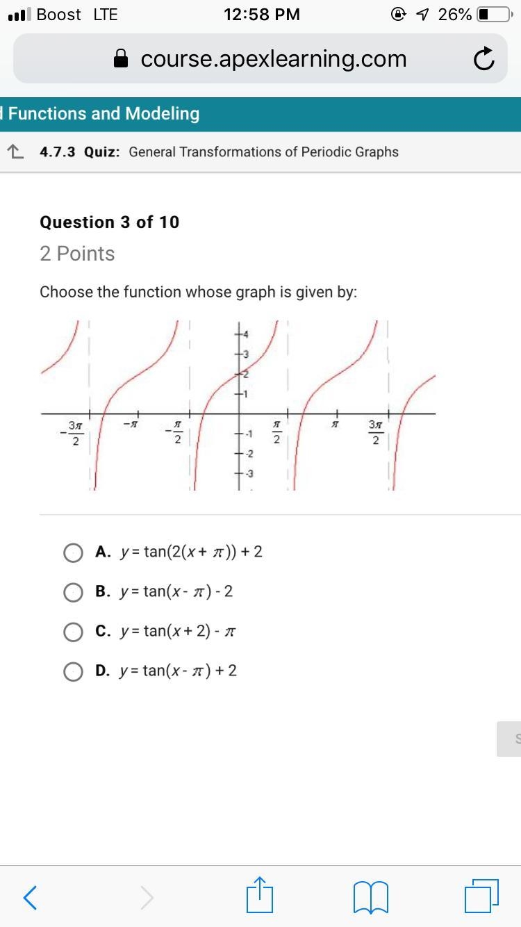 Choose the function who’s graph isn’t given by:-example-1