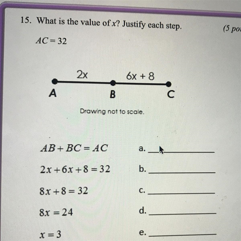 What is the value of x? AC= 32-example-1