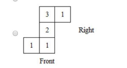 [help please] What is the base plan for the set if stacked cubes-example-5