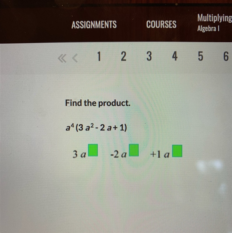 Please help me! You need to fill in the green boxes with numbers-example-1