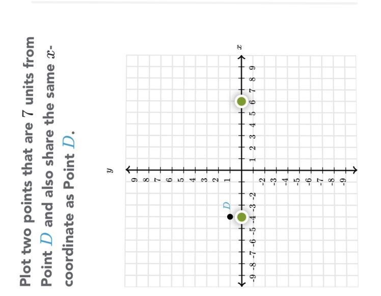 Can you please help me whit this graph to put the point we’re it belongs-example-1