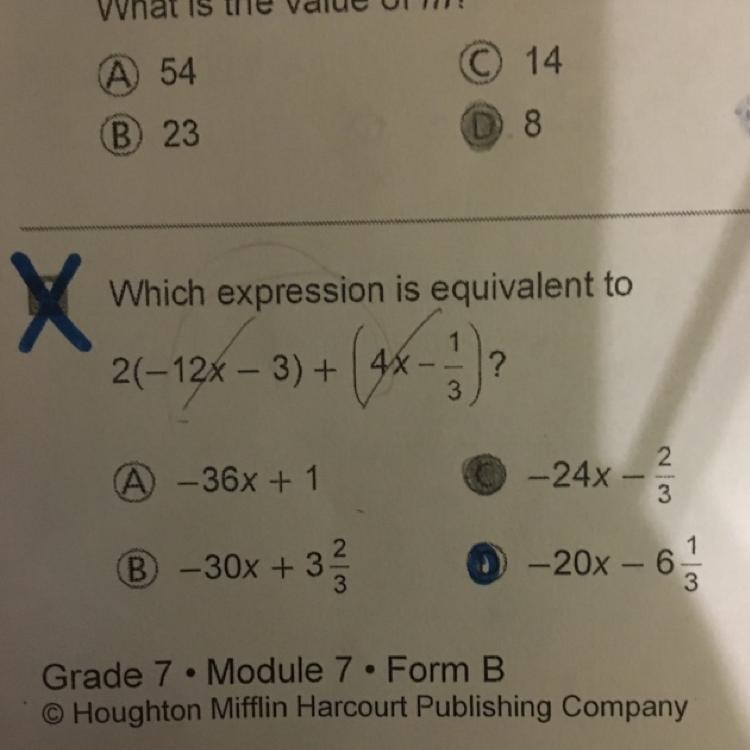 Can someone explain to me how D is the answer please-example-1