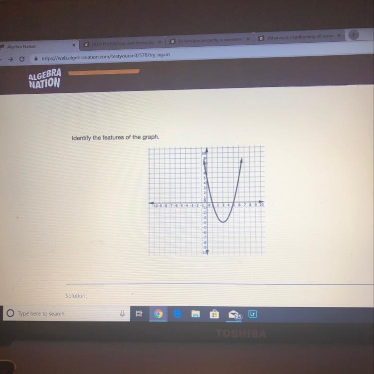 Identify the features of the graph-example-1