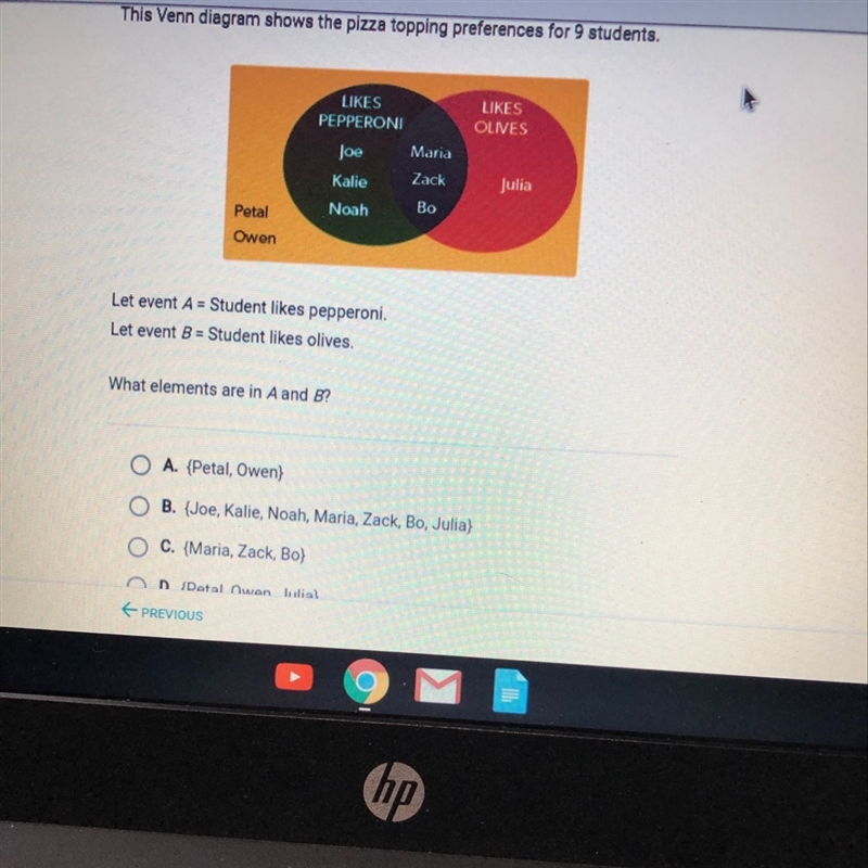 This Venn diagram shows the pizza topping preferences for 9 students-example-1