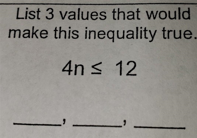 List three inequalities ​-example-1