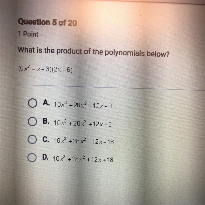 What is the product of the polynomials below?-example-1