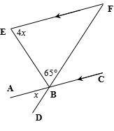 Find the value of x-example-1