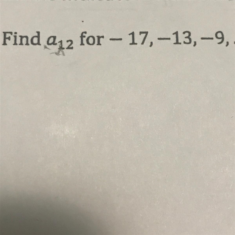 Arithmetic sequences algebra-example-1