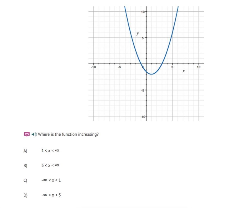 Where is the function increasing?-example-1