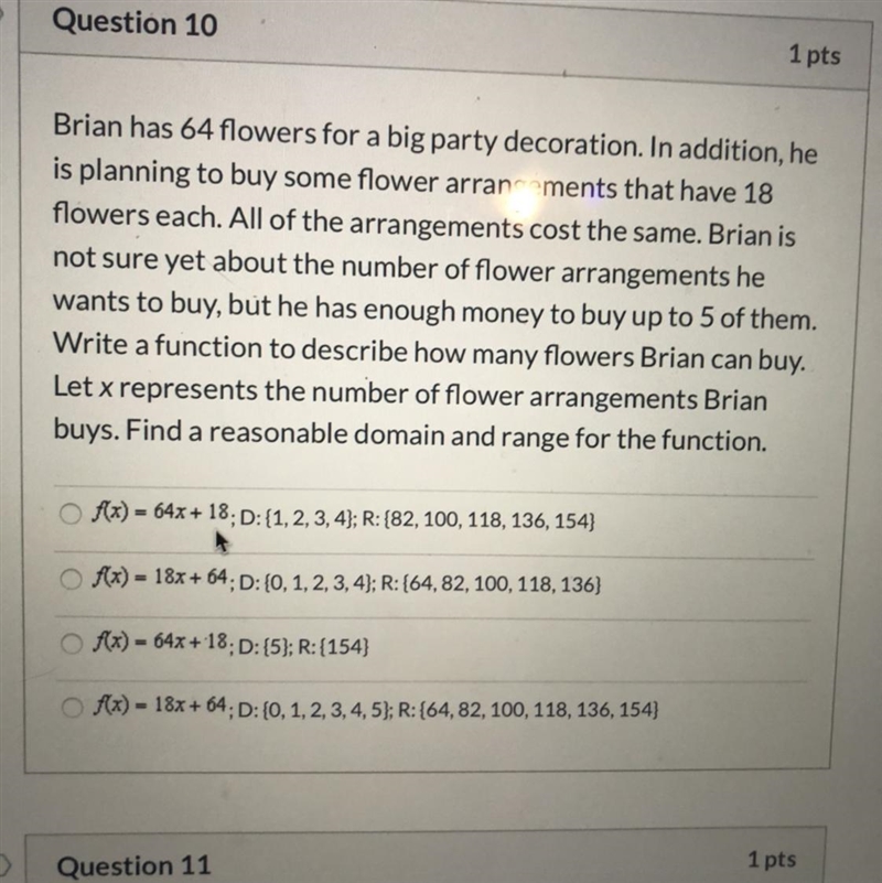 Brian has 64 flowers check the question in the picture-example-1