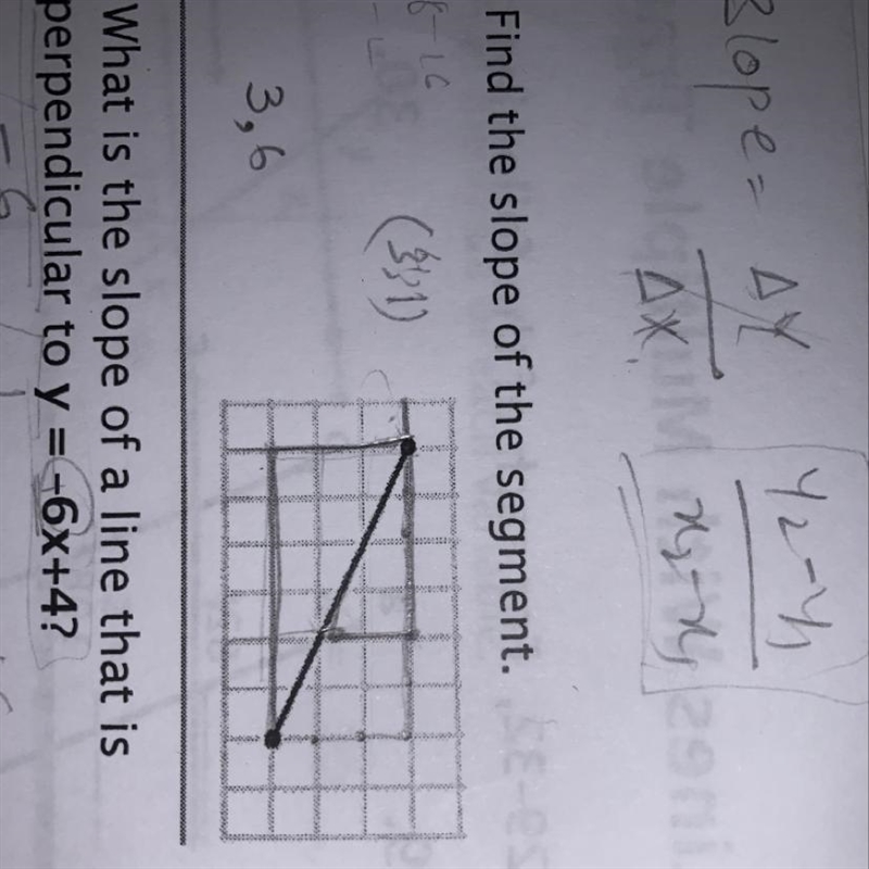 Can somebody tell me this how to find the slope of the segment ?-example-1