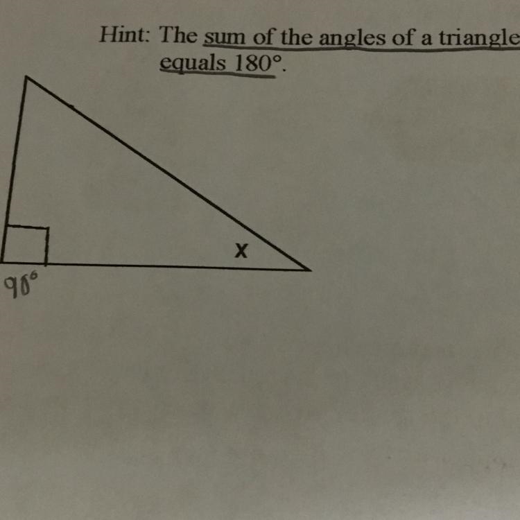 Problem: find the measure of the missing angle-example-1