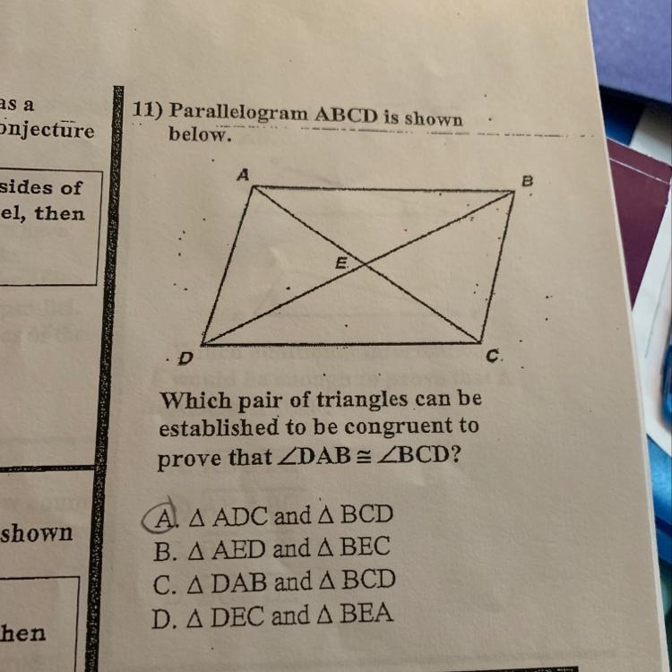 Parallelogram abcd is shown below.-example-1