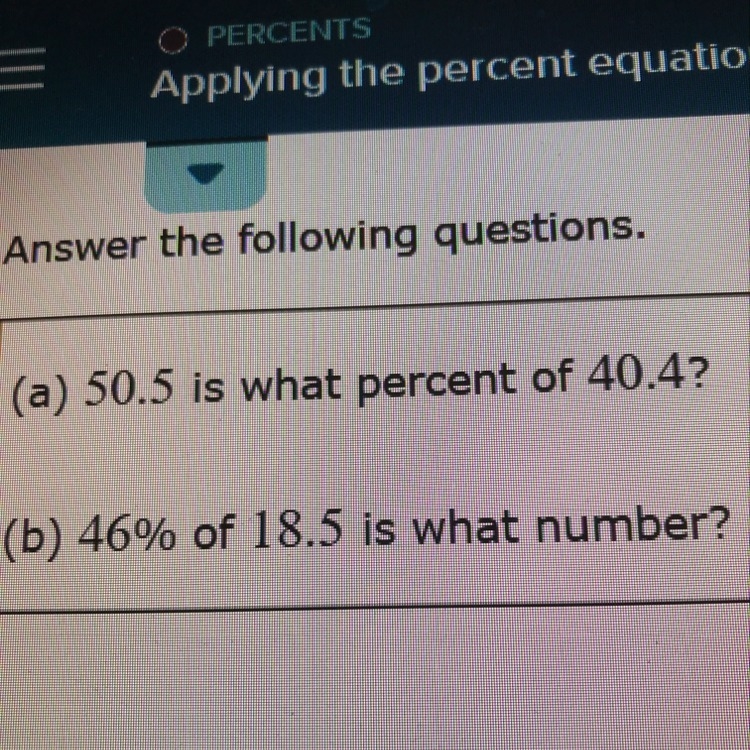 50.5 is what percent of 40.4-example-1