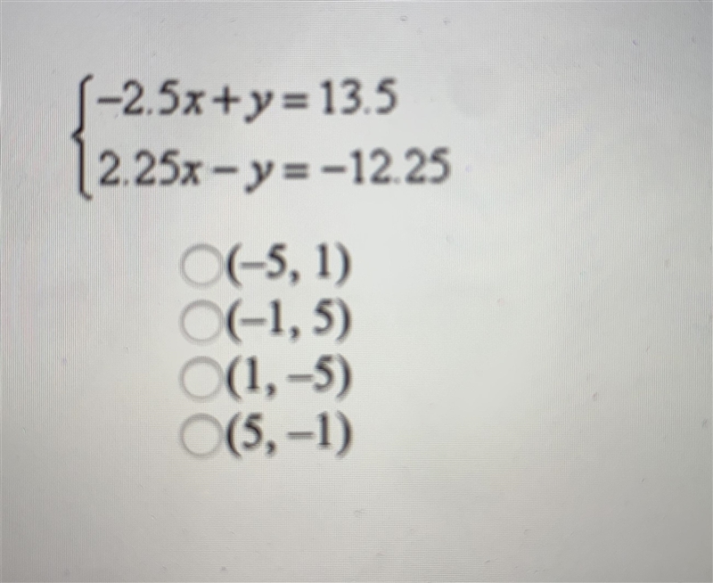 Solve the system by substitution.-example-1