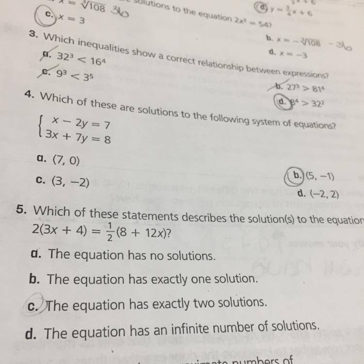 Question 5 I need help with I think it’s c but I am correct or wrong explain this-example-1