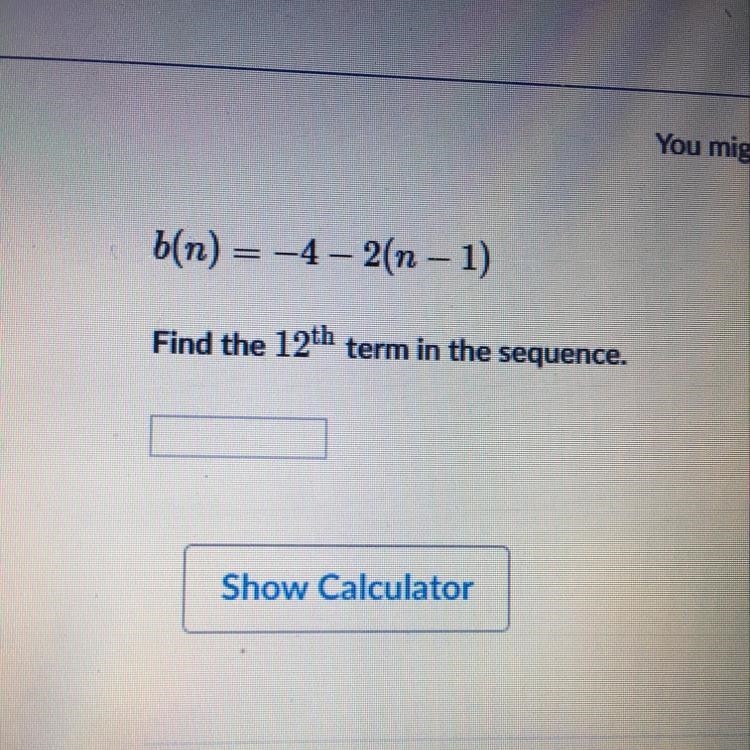 What is The 12th term in the sequence ?-example-1