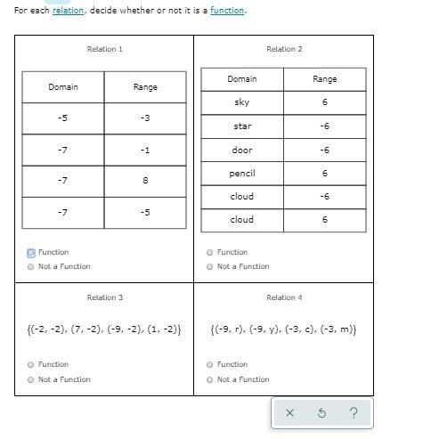 Are these functions?-example-1