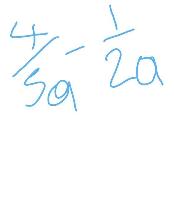 2. Simplify (1) 41 5a 2a (u) 4x-4 *+2x-3 a-5b 2a+b (iii) 2 5​-example-1