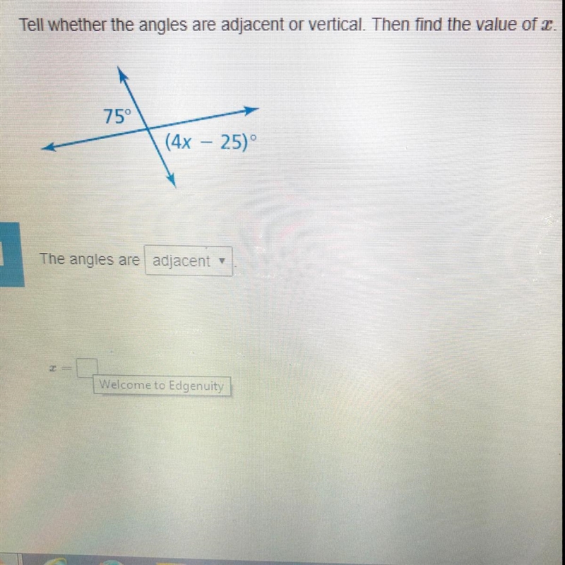 I need help on finding the value of x Can someone please help me?-example-1