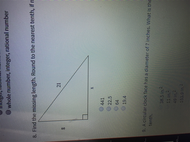 How do I find the missing length of tthis triangle rounded to the nearest tenth-example-1