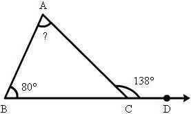 What is the measure of angle A?-example-1