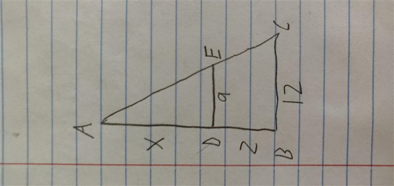 I need help to find x. Please help-example-1