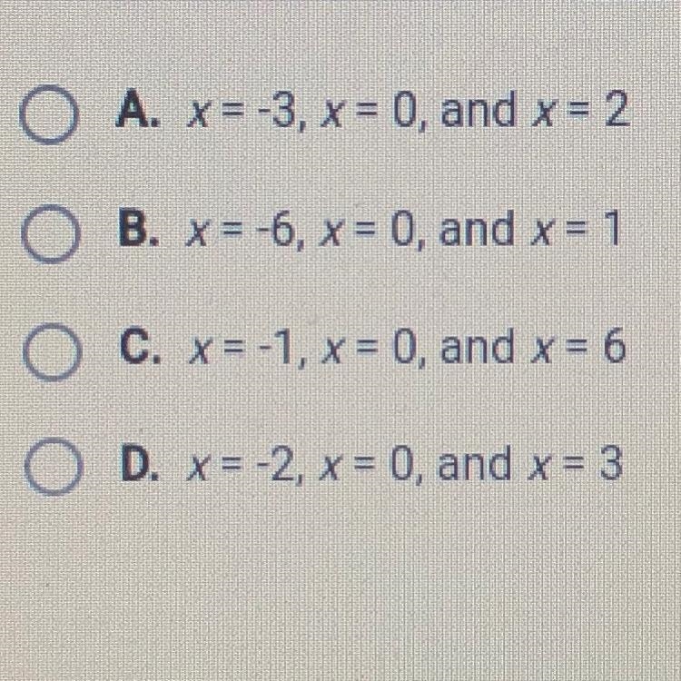 What are the zeros of the polynomial function f(x)=x^3-5x^2-6x ?-example-1