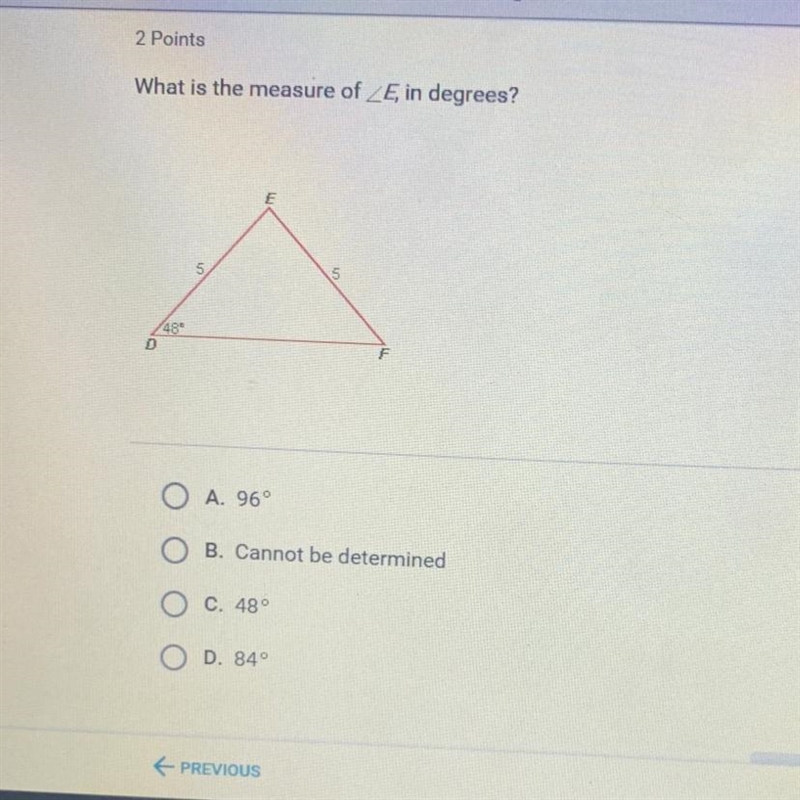 What is the measure of angle E, in degrees?-example-1