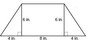 PLEASE HELP ASAP! What is the area of the trapezoid?-example-1