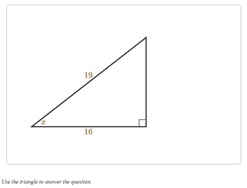 Find the value of x. Round to the nearest degree.-example-1