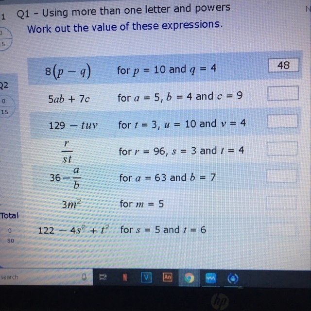 Need help PLEASE don’t need working just answers-example-1