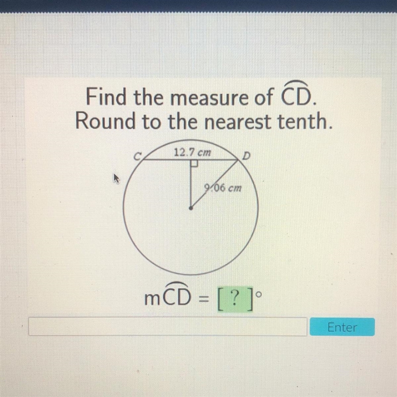 Find the measure of CD. Round to the nearest tenth. Please Help Me I Need It.-example-1