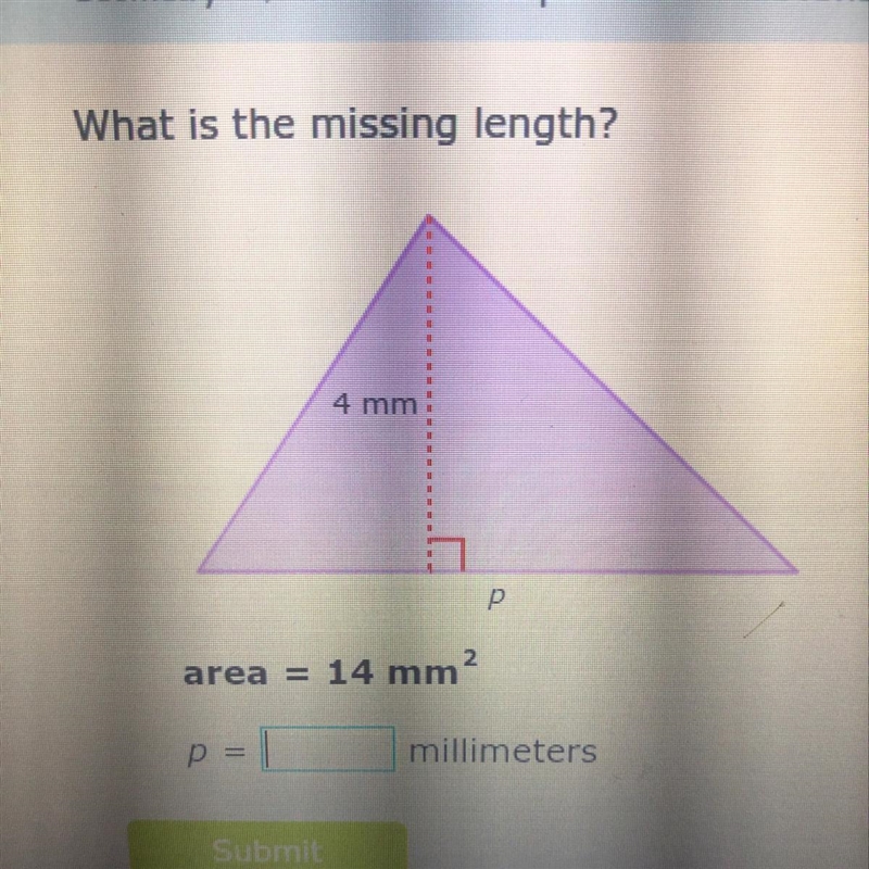 What is the missing length?-example-1