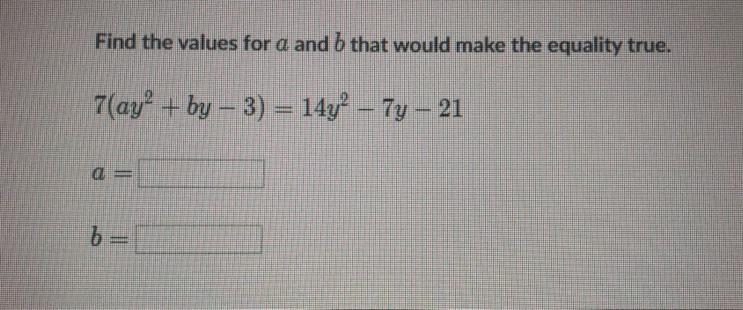 Solve for a=,b= plzzzzzzzzzzzz-example-1