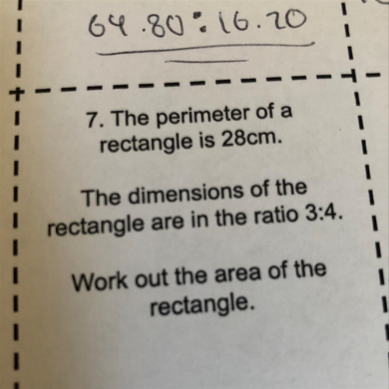 Work out the area of the rectangle-example-1