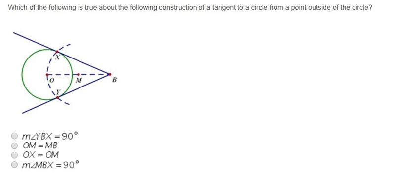 Which of the following is true about the following construction of a tangent to a-example-1