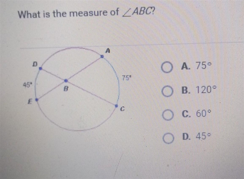 What is the measure of ABC?​-example-1