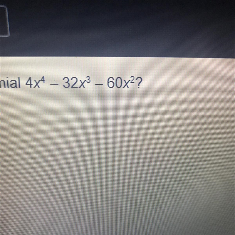 What is the greatest common factor of the terms in the polynomial-example-1