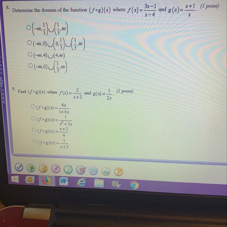 Help with 8 and 9??? Please help me out! Correct answers please-example-1