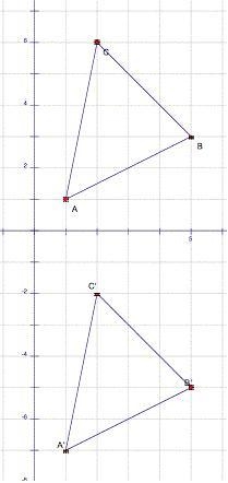 The transformation of triangle ABC is an example of what? A) A dilation of 2. B) Translation-example-1