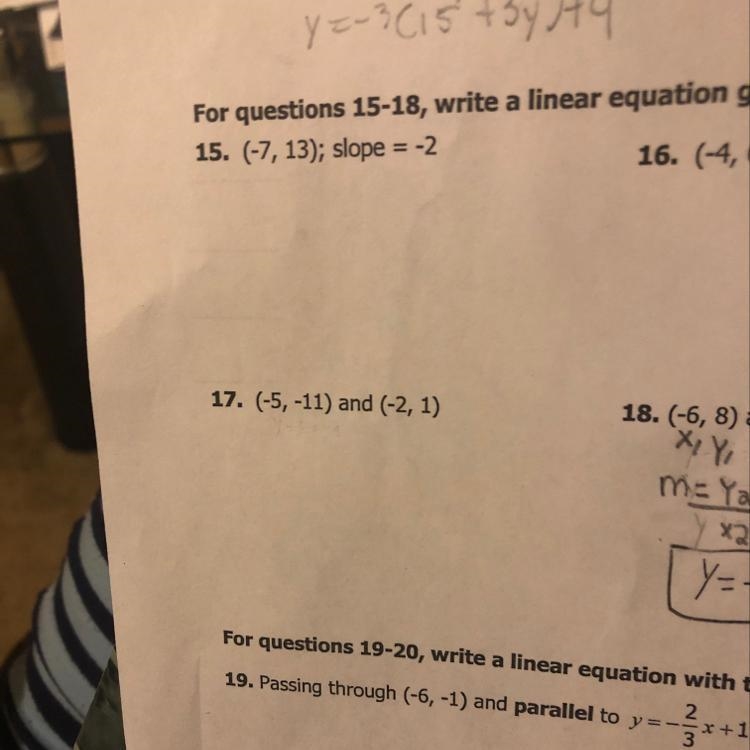 Need help on number 15-example-1