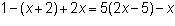 In order to solve for the variable in the equation Mikel first applies the distributive-example-1