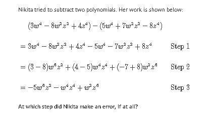 At which step did Nikita make an error, if at all?-example-1