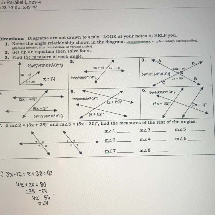 Can anyone find the measurements of these angles (#7 ONLY THANK U)-example-1