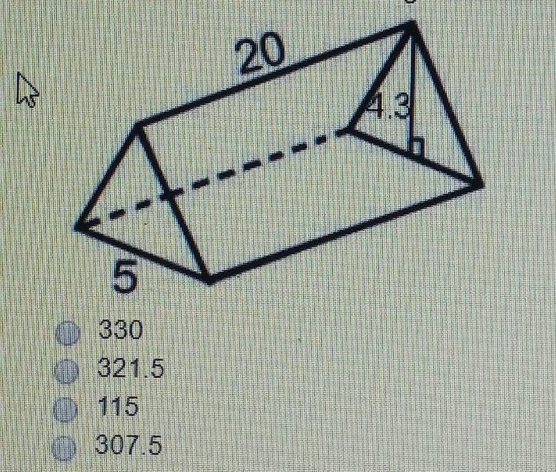 Find the surface area of the figure below. The triangle is an equilateral triangle-example-1